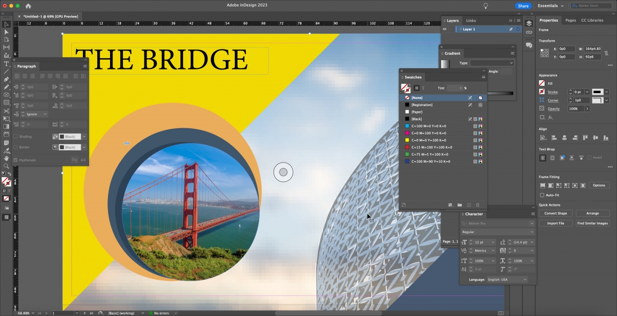 Adobe InDesign for Pitch Decks