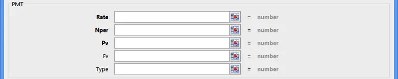 Required Data for PMT Argument