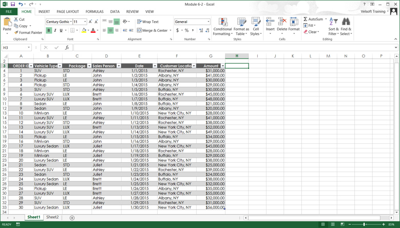 merging cells in excel table