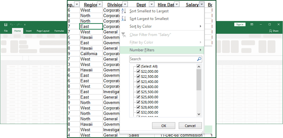 Filtering Lists In Microsoft Excel Training Connection