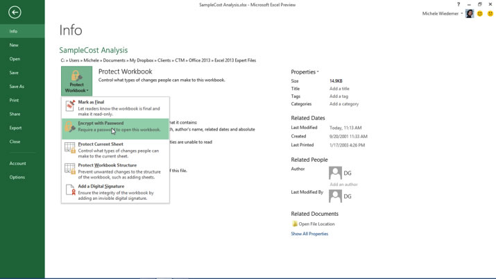 Encrypt with a Password