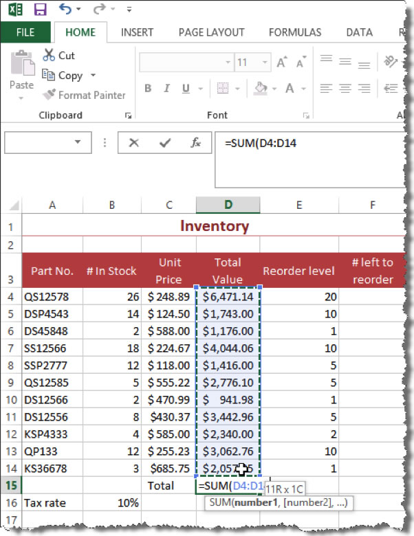 Using Basic Functions in Excel | Training Connection