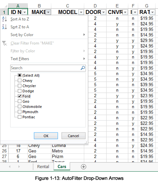 Filtering lists in Microsoft Excel Training Connection