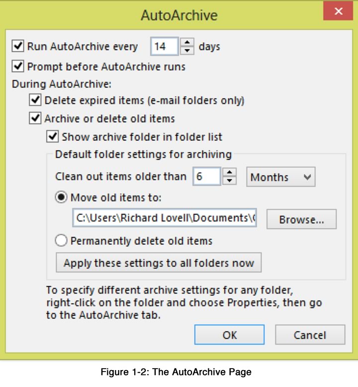 Auto Archiving Items In Outlook Training Connection