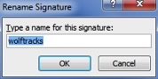 remane signature