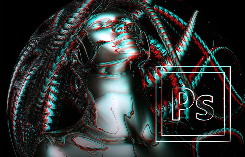 Occhiali 3D Anaglyph in plastica