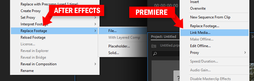 After Effects Relink Footage After Effects Relink Footage