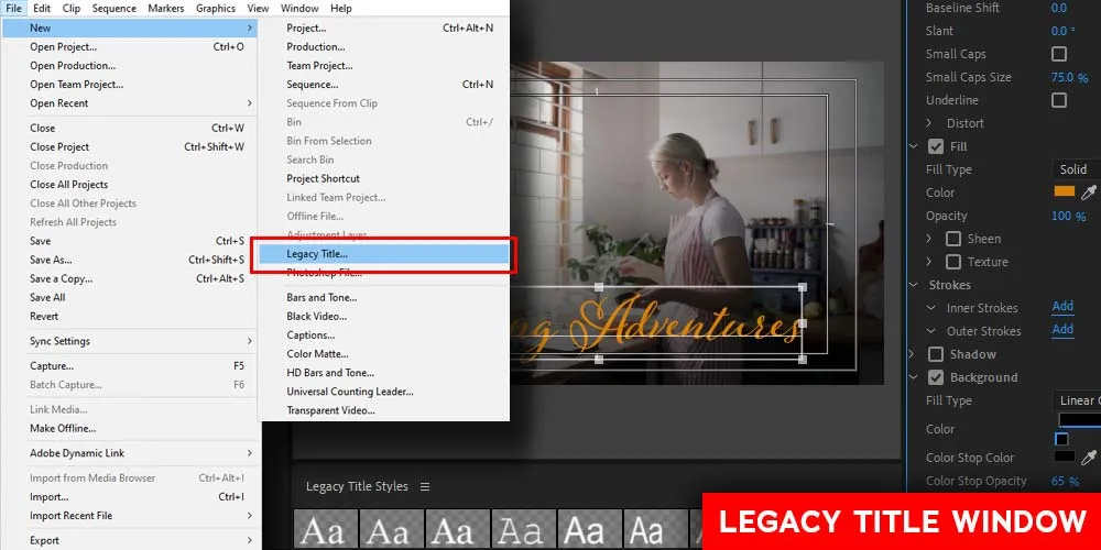 Creating and Editing Text in Premiere Pro | Training Connection