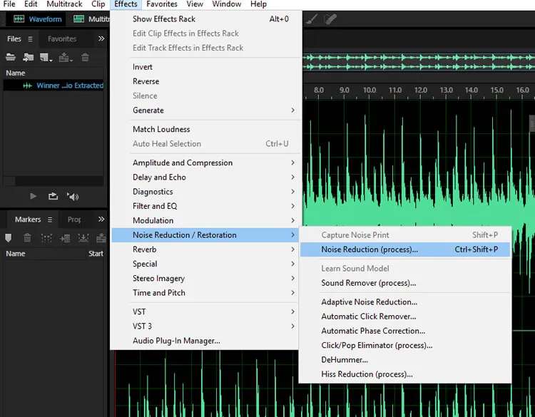 Noise Reduction Process