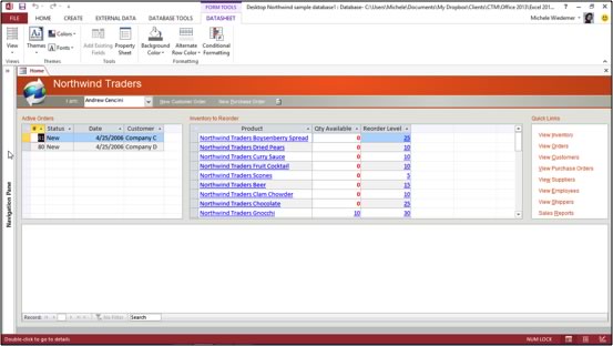 navigation pane title bar access navigation pane title bar access