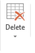 PowerPoint 2013 Delete Rows/Columns