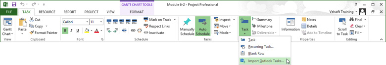 recurring task in outlook