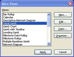 More Views>Detailed Gantt