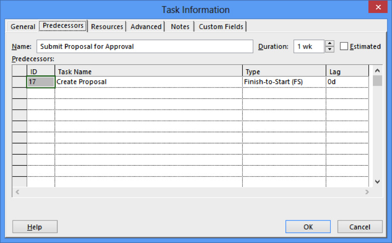 screenshot of processors tab in task information