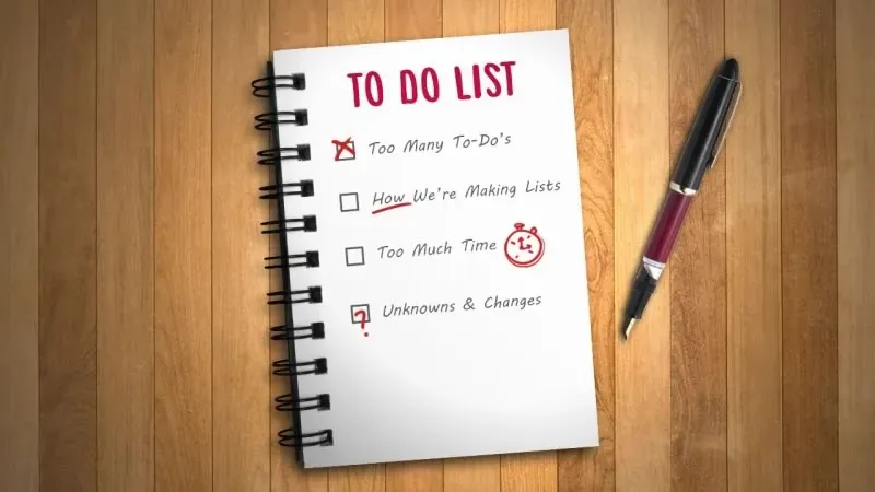 Using a TO-DO-LIST
