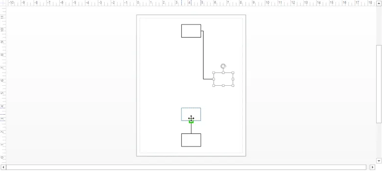 Connector Line Appears Green