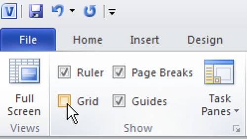 Screen Setup In Microsoft Visio Training Connection
