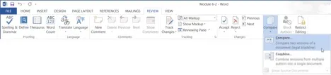 comparing documents screenshot