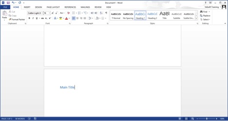 Creating Templates in Microsoft Word | Training Connection