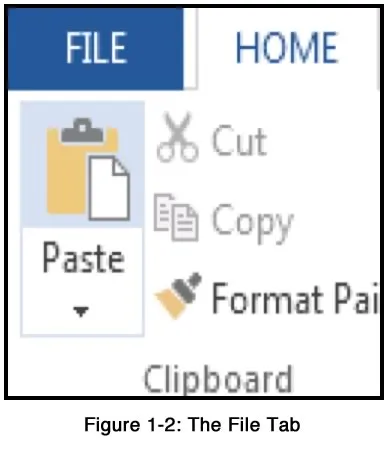 The File Tab